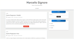 Desktop Screenshot of marcellosignore.com